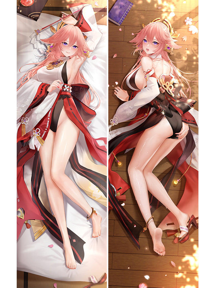 SFYX  Original sexy girl yae miko genshin impact Dakimakura pillow cover body Pillowcase