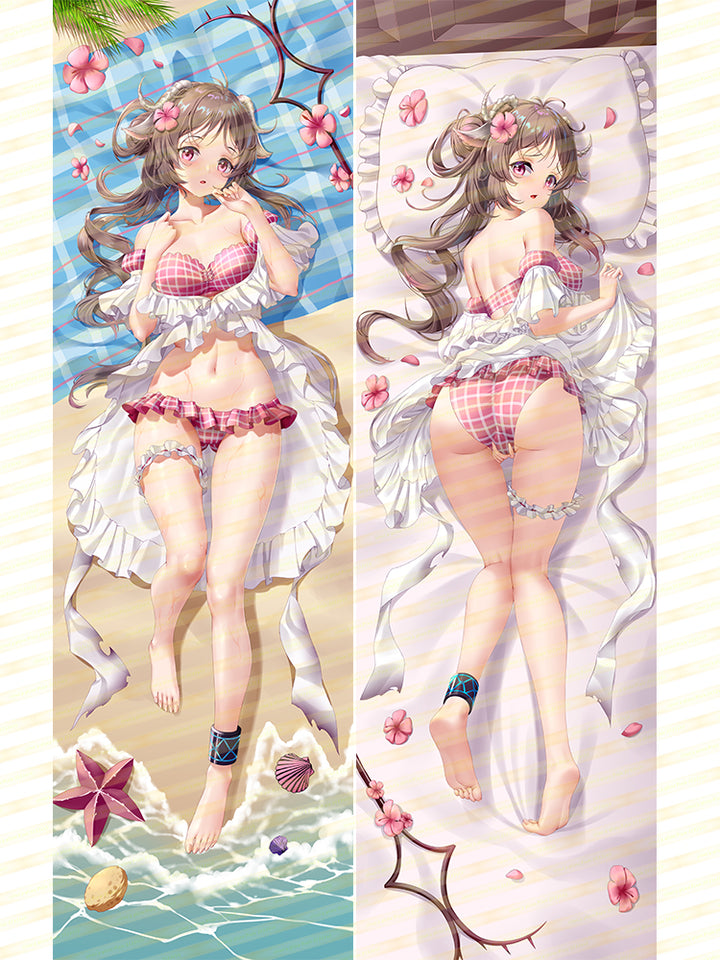 SFYX Original eyjafjalla (summer flowers) (arknights) Dakimakura sexy anime girl body pillow cover pillowcase