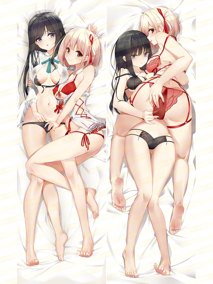 SFYX Original hot anime lycoris recoil nishikigi chisato x inoue takina Dakimakura body pillow cover pillowcase