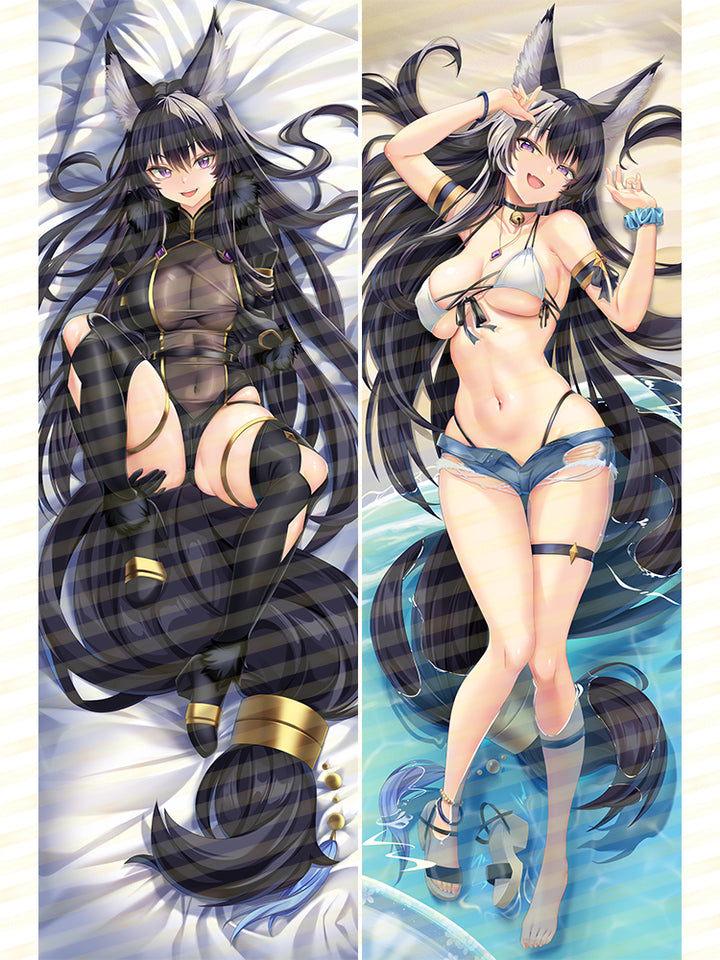 SFYX Original hot anime  delta (kage no jitsuryokusha ni naritakute!) Dakimakura body pillow cover pillowcase