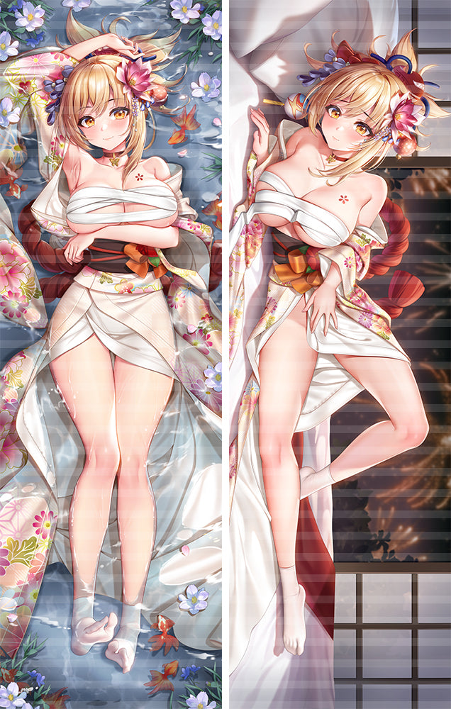HT019 Original yoimiya (genshin impact) Dakimakura sexy anime girl body pillow cover pillowcase