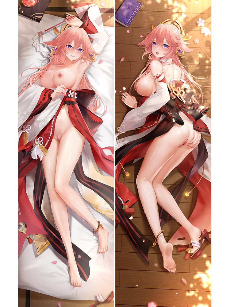 SFYX  Original sexy girl yae miko genshin impact Dakimakura pillow cover body Pillowcase
