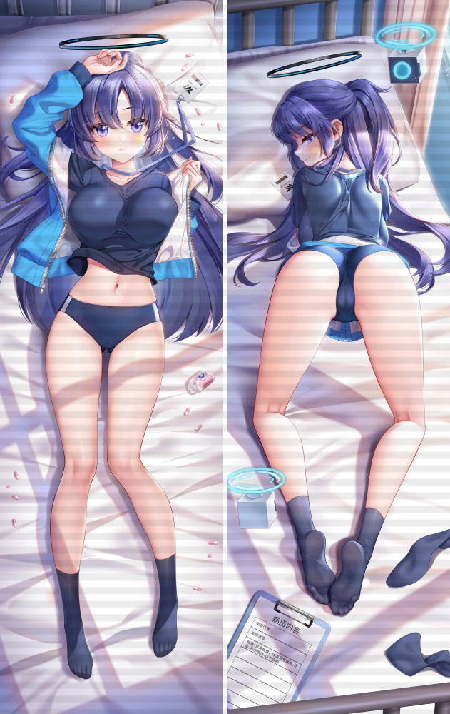 MH024 Hayase Yuuka (blue archive) body pillow cover Dakimakura