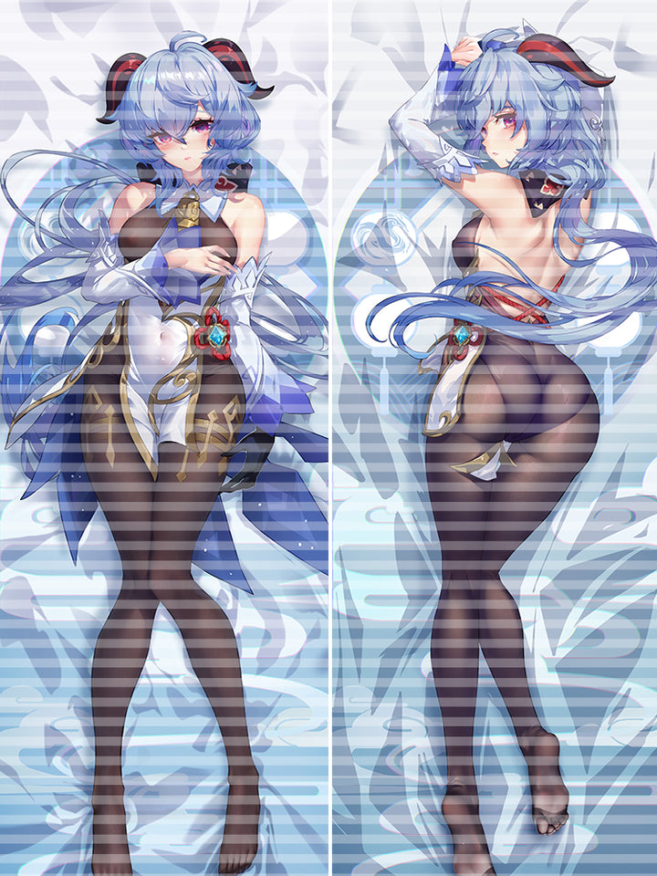 XJ002 Original ganyu genshin impact Dakimakura pillow cover loli body Pillowcase