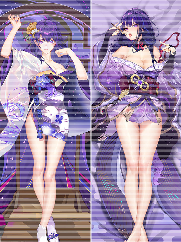 XJ006 Original raiden shogun genshin impact Dakimakura body pillow cover pillowcase