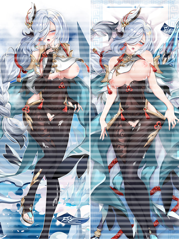 XJ010 Original  shenhe (genshin impact) Dakimakura body pillow cover pillowcase