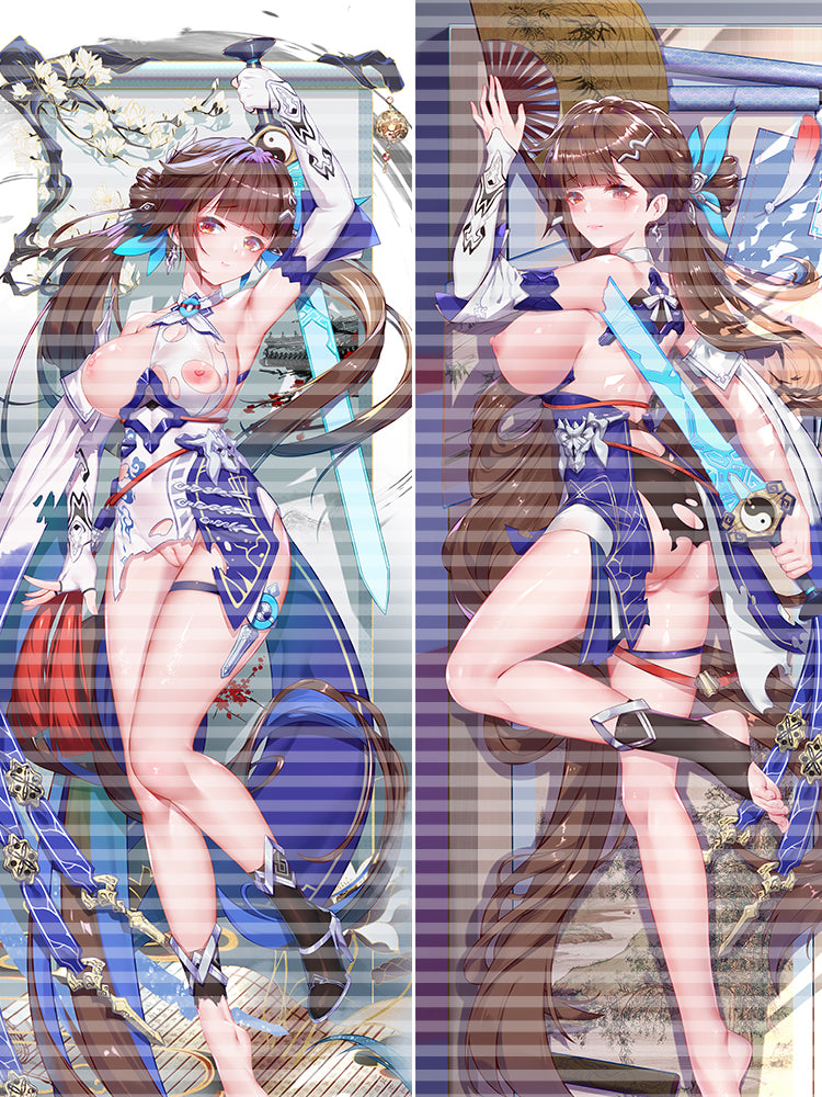 XJ024 Original fu hua (honkai impact) Dakimakura body pillow cover pillowcase