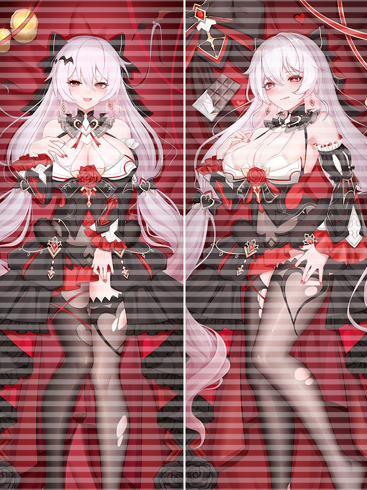 XJ031 Original theresa apocalypse (lunar vow: crimson love) (honkai impact) Dakimakura body pillow cover pillowcase