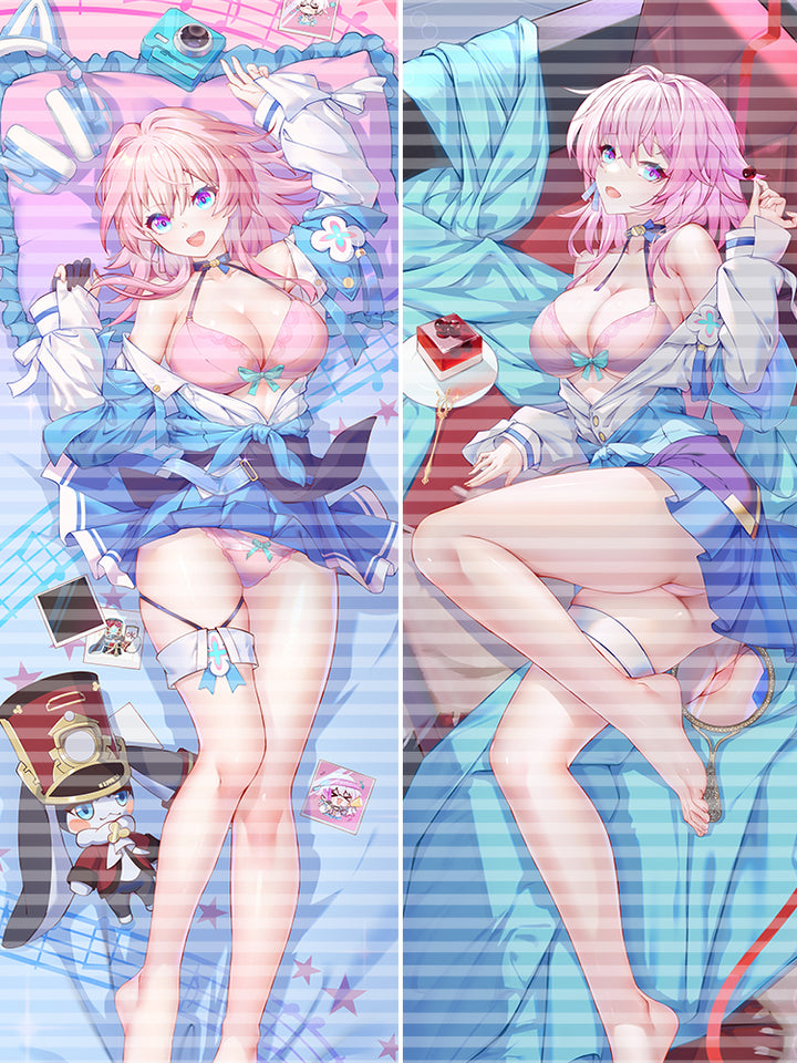 XJ042 Original march 7th (honkai: star rail) Dakimakura body pillow cover pillowcase