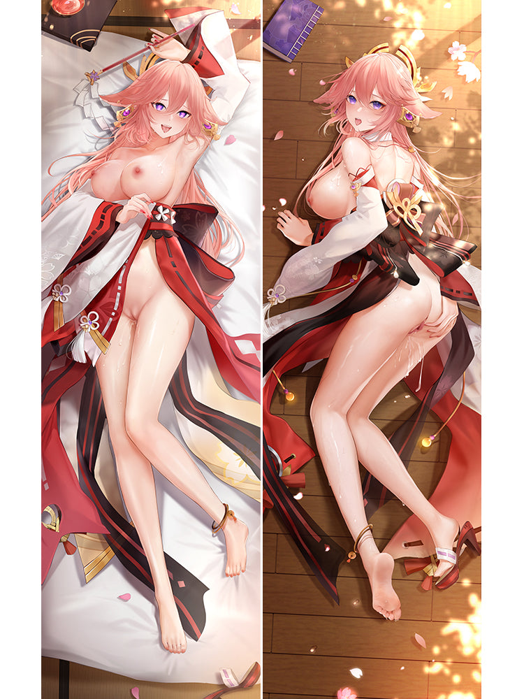SFYX  Original sexy girl yae miko genshin impact Dakimakura pillow cover body Pillowcase